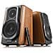 S1000MKII Coppia Altoparlanti Attivi 2.0 Potenza 120 Watt Bass Reflex Bluetooth con aptx HD Colore Nero / Legno - Foto miniatura 1