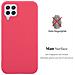 Custodia Compatibile Con Samsung Galaxy A22 4g / M22 / M32 4g In Candy Rosso - Coperchio Protettivo In Silicone Tpu Flessibile - Foto miniatura 3