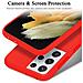 Custodia Compatibile Con Samsung Galaxy S22 Ultra In Liquid Rosso - Coperchio Protettivo In Silicone Tpu Flessibile - Foto miniatura 5