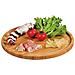 Piatto Su Pizza, Tavola Da Portata In Bambù - Foto miniatura 2