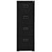 Schedario Nero 46x62x133 cm in Acciaio - Foto miniatura 2