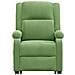 Poltrona Alzapersona Reclinabile Verde Chiaro In Velluto - Foto miniatura 7