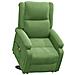 Poltrona Alzapersona Reclinabile Verde Chiaro In Velluto - Foto miniatura 8