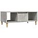Tavolino Salotto Grigio Cemento 90x50x36,5 Cm Legno Multistrato - Foto miniatura 2