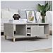 Tavolino Salotto Grigio Cemento 90x50x36,5 Cm Legno Multistrato - Foto miniatura 1