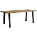 Tavolo Da Pranzo 200x90x75 Cm In Legno Massello Di Acacia - Foto miniatura 2