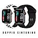 Smartwatch KW-P003 Impermeabile 3 ATM Display Touch con Bluetooth Cardiofrequenzimetro Nero Siderale - Italia - Foto miniatura 2