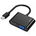 00200330 Cavo E Adattatore Video Mini Displayport Hdmi + Vga (d-sub) Nero - Foto miniatura 1