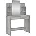 Toeletta Con Specchio Grigio Sonoma 96x39x142 Cm - Foto miniatura 2