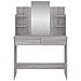 Toeletta Con Specchio Grigio Sonoma 96x39x142 Cm - Foto miniatura 6