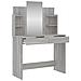 Toeletta Con Specchio Grigio Sonoma 96x39x142 Cm - Foto miniatura 7