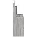 Toeletta Con Specchio Grigio Sonoma 96x39x142 Cm - Foto miniatura 8