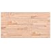 Piano Tavolo 80x40x2,5cm Rettangolare Legno Massello Di Faggio - Foto miniatura 2