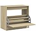 Scarpiera Rovere Sonoma 80x42x69 Cm In Legno Multistrato - Foto miniatura 2
