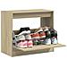 Scarpiera Rovere Sonoma 80x42x69 Cm In Legno Multistrato - Foto miniatura 1