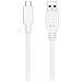 10.01.4001-W cavo USB 1 m USB 3.2 Gen 2 (3.1 Gen 2) USB C USB A Bianco - Foto miniatura 2