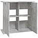 Supporto Acquario 81x36x73 cm Legno Multistrato Grigio Cemento - Foto miniatura 5