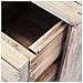 Cassettiera Con 4 Cassetti E 1 Ripiano In Legno Di Pino 110x48xh92 Cm Mandela - Foto miniatura 5