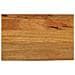 Piano Tavolo Bordi Vivi 50x30x3,8cm In Legno Massello Di Mango - Foto miniatura 1