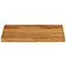 Piano Tavolo Bordi Vivi 50x30x3,8cm In Legno Massello Di Mango - Foto miniatura 3