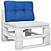 Cuscino Per Pallet Blu Reale 50x40x12 Cm In Tessuto - Foto miniatura 3