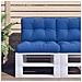 Cuscino Per Pallet Blu Reale 50x40x12 Cm In Tessuto - Foto miniatura 1