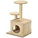 Lusso Casadino -  Albero Per Gatti Con Pali Tiragraffi In Sisal 60 Cm Beige - Foto miniatura 3