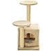 Lusso Casadino -  Albero Per Gatti Con Pali Tiragraffi In Sisal 60 Cm Beige - Foto miniatura 4