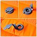 Materasso Campeggio Autogonfiabile Cuscini 1 Persona Arancio - Foto miniatura 3