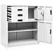 Lusso Casadino -  Armadio Per Ufficio Bianco 90x40x102 Cm In Acciaio - Foto miniatura 6