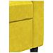 Lusso Casadino -  Divano A 2 Posti Giallo 120 Cm In Velluto - Foto miniatura 6