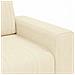 Divano Divanetto Crema 140 cm Tessuto di Velluto a Coste - Foto miniatura 7