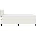 Letto Box Spring con Materasso e LED Crema 100x200 cm in Tessuto Corduroy - Foto miniatura 9