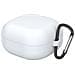 Custodia Protettiva In Silicone Bianco Per Auricolari Compatible With Samsung Galaxy Buds Pro/live/buds 2/buds 2 Pro Con Moschettone White - Foto miniatura 1