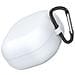 Custodia Protettiva In Silicone Bianco Per Auricolari Compatible With Samsung Galaxy Buds Pro/live/buds 2/buds 2 Pro Con Moschettone White - Foto miniatura 2