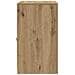 Armadi Laterali con Luci LED 2 pz Rovere Artigianale 41x37x67 cm - Foto miniatura 7