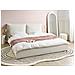 Letto Ad Acqua Velluto Bajonna 180 X 200 Cm Bianco Sporco - Foto miniatura 1