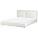 Letto Ad Acqua Velluto Bajonna 180 X 200 Cm Bianco Sporco - Foto miniatura 2