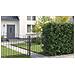 Cancello da giardino con blocco Grigio 100 x 150 cm Acciaio - Foto miniatura 4