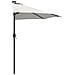 Parasol da giardino metà Sabbia 294 x 150 x 224 cm Tessuto - Foto miniatura 6