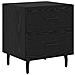 Armadio da Notte 2 pcs Rovere nero 40 x 35 x 47,5 cm - Foto miniatura 5