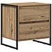 Comodino Rovere Artigianale 50 x 39.5 x 50 cm Legno multistrato - Foto miniatura 1