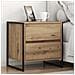 Comodino Rovere Artigianale 50 x 39.5 x 50 cm Legno multistrato - Foto miniatura 2