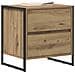 Comodino Rovere Artigianale 50 x 39.5 x 50 cm Legno multistrato - Foto miniatura 3