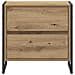 Comodino Rovere Artigianale 50 x 39.5 x 50 cm Legno multistrato - Foto miniatura 5