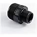 Raccordo Pvc Riduzione 1 1/2  X 1   Nipplo Doppia Filettatura In Pvc-u - Foto miniatura 1