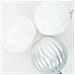 Set di Palle di Natale 4 pcs Bianco Plastica - Foto miniatura 4
