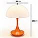 Lampada A Fungo Led Tattile Ricaricabile Con Porta Usb-c Per Scrivania - Foto miniatura 2