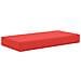 Cuscino da Sedia Esterno Rosso 80 x 40 x 8 cm 100% Poliestere - Foto miniatura 5