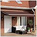Cornice per Tenda Manuale con LED Marrone e bianco 5 x 3 m - Foto miniatura 2